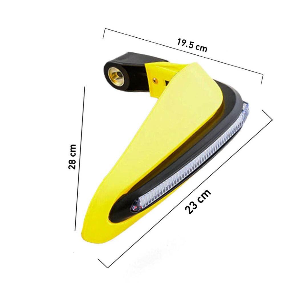 KNMASTER Knmaster Evrensel Motosiklet Led Sinyalli Elcik Koruma Sarı