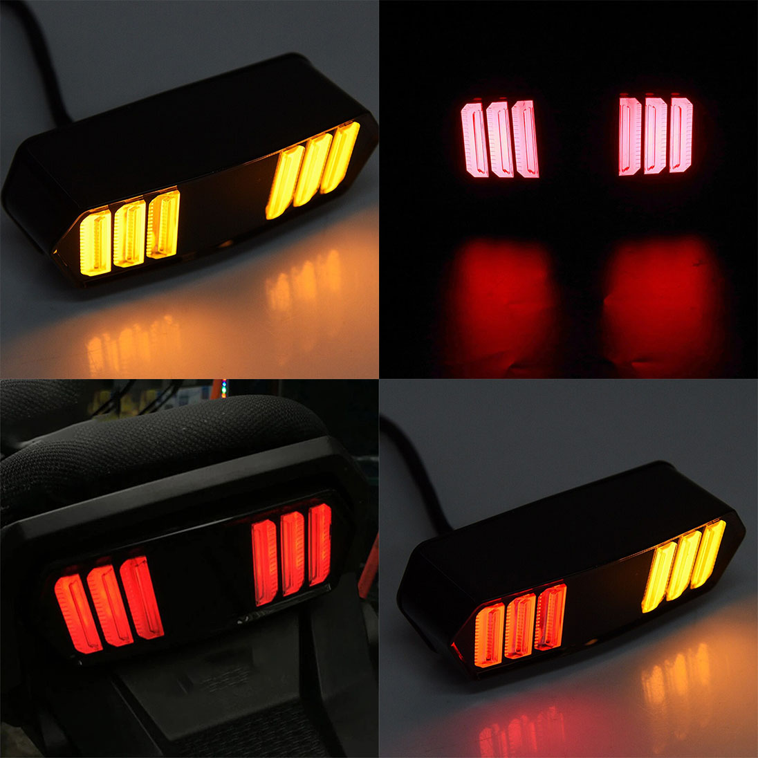 KNMASTER Knmaster Modas Motosiklet Fren Stop Lambası Dönüş Sinyali Arka Kuyruk Ledi