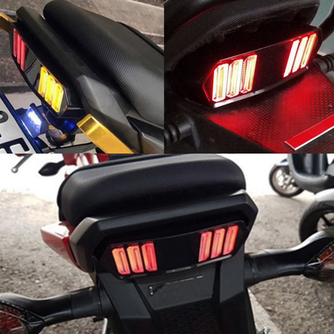 KNMASTER Knmaster Modas Motosiklet Fren Stop Lambası Dönüş Sinyali Arka Kuyruk Ledi