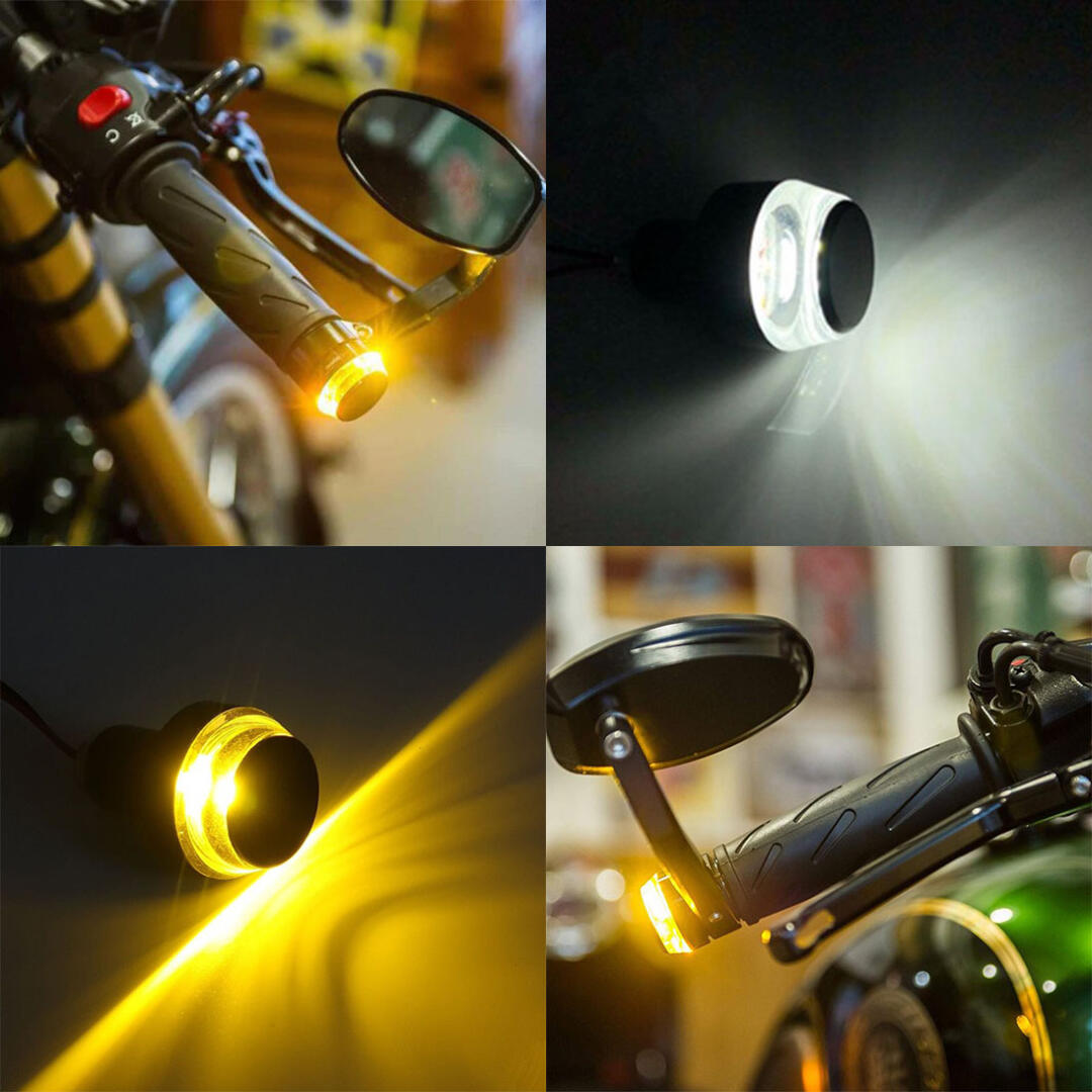 KNMASTER Knmaster Whiyel Motosiklet / Atv Evrensel Led Sinyalli Elcik Gidon Topuzu