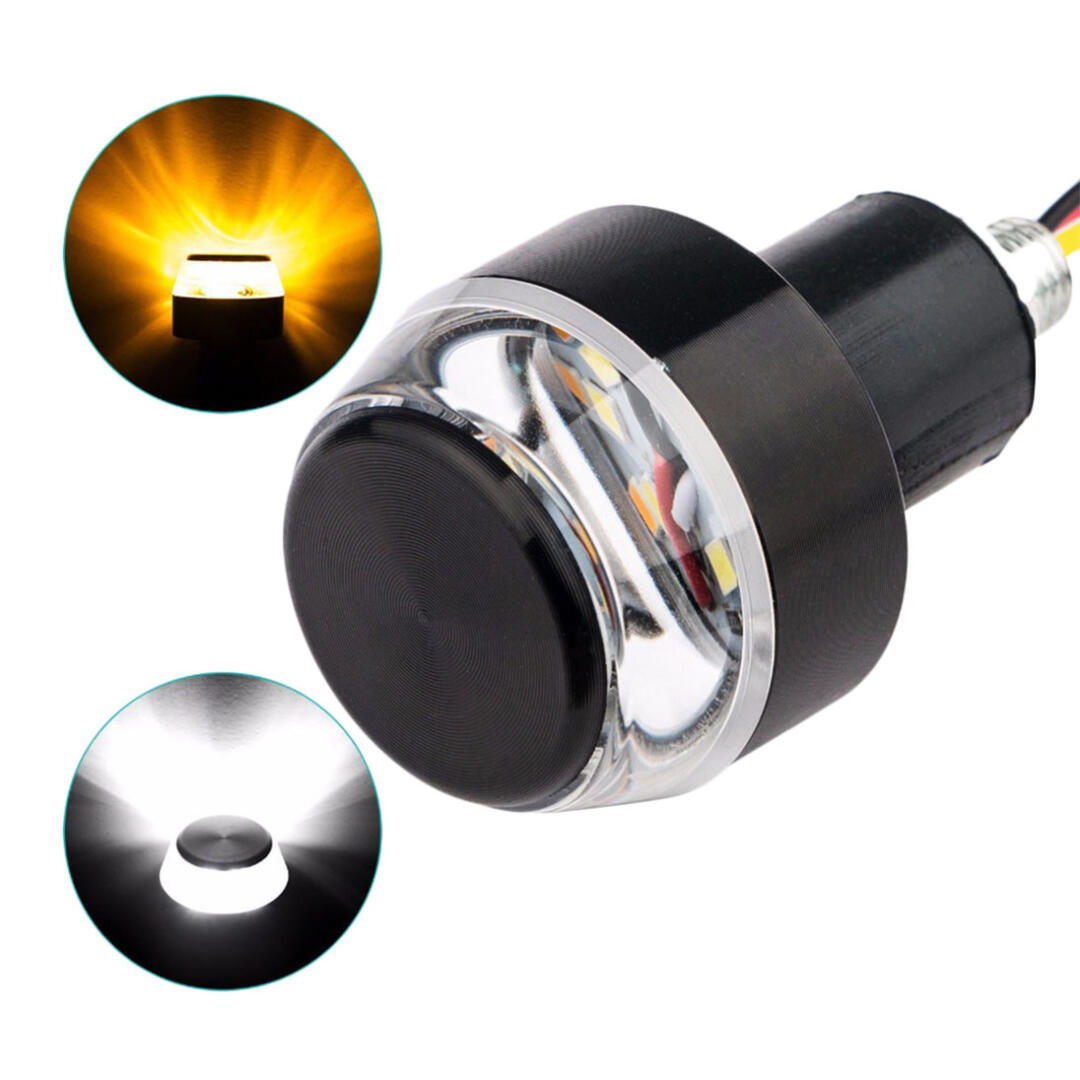 KNMASTER Knmaster Whiyel Motosiklet / Atv Evrensel Led Sinyalli Elcik Gidon Topuzu
