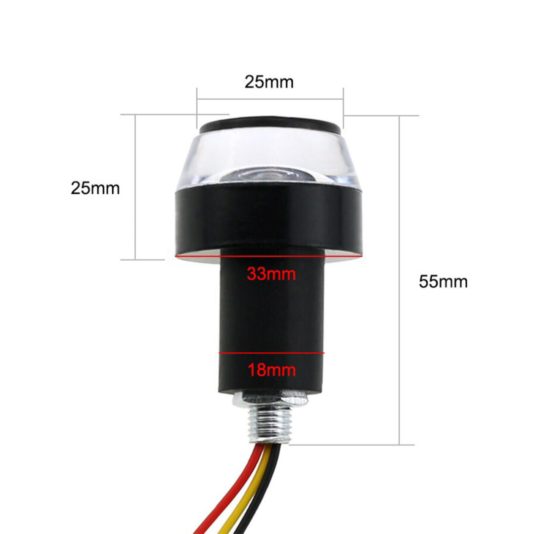 KNMASTER Knmaster Whiyel Motosiklet / Atv Evrensel Led Sinyalli Elcik Gidon Topuzu