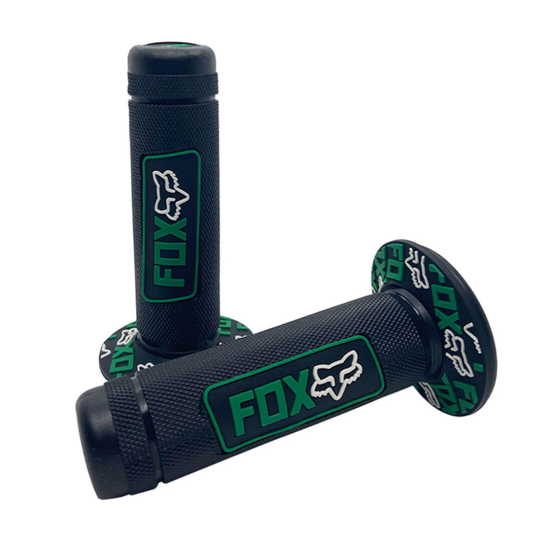 KNMASTER Knmaster Fox Motosiklet Siyah-Yeşil Elcik Takımı