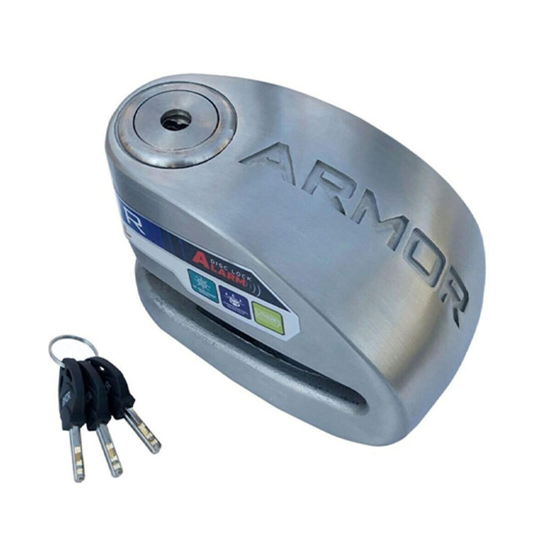 Armor 614 MVA 14MM Paslanmaz Çelik Alarmlı Disk Kilidi Armor 614 MVA 14MM Paslanmaz Çelik Alarmlı Disk Kilidi