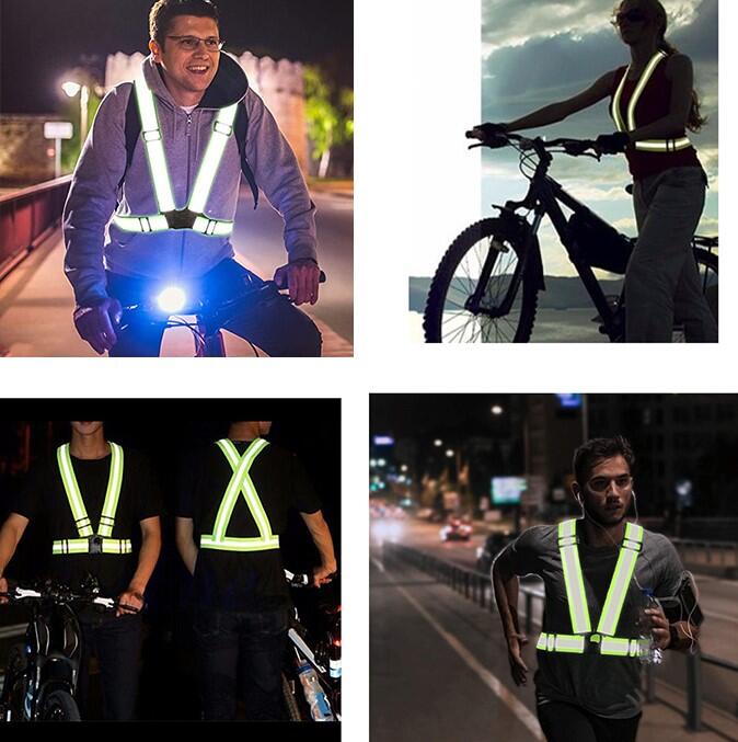 Motosiklet – Bisiklet Reflektörlü İkaz Kemeri/ Yeleği (Yeni Yönetmeliğe Uyumlu)