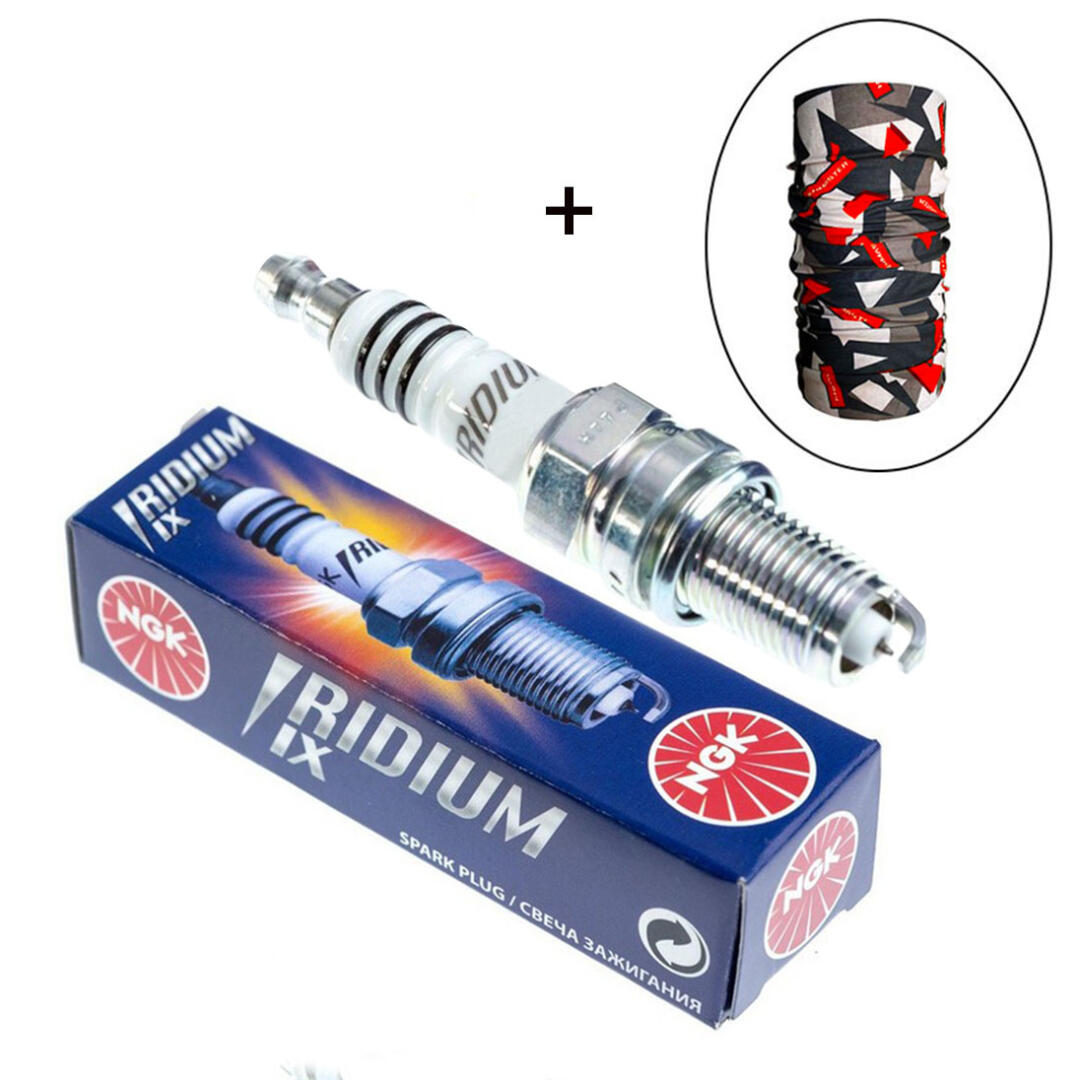 NGK NGK CR10EIX Buji + Knmaster Bandana Hediyeli (STOK SORARAK ALINIZ)