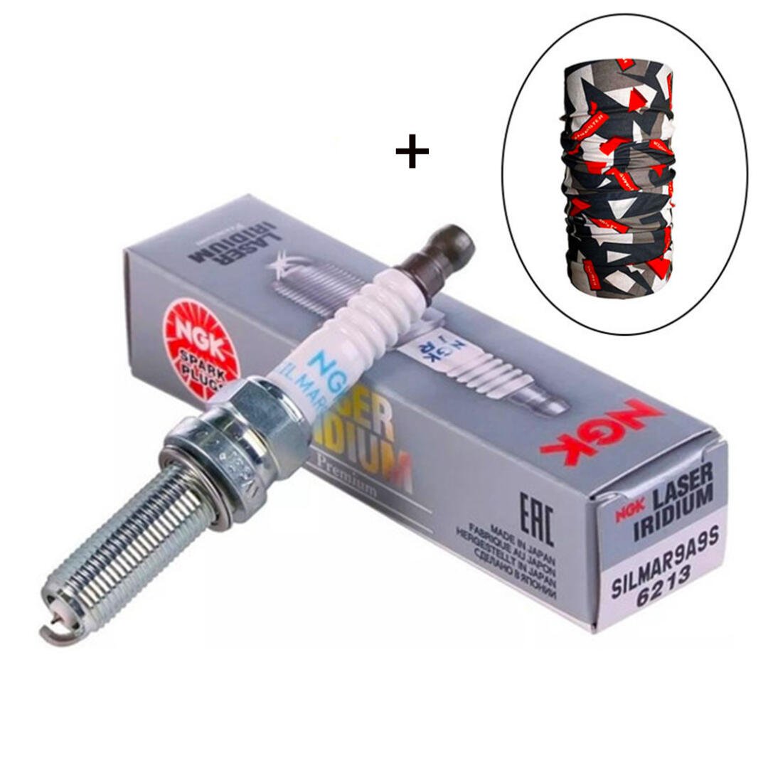 NGK NGK SILMAR9A9S Buji + Knmaster Bandana Hediyeli (STOK SORARAK ALINIZ)