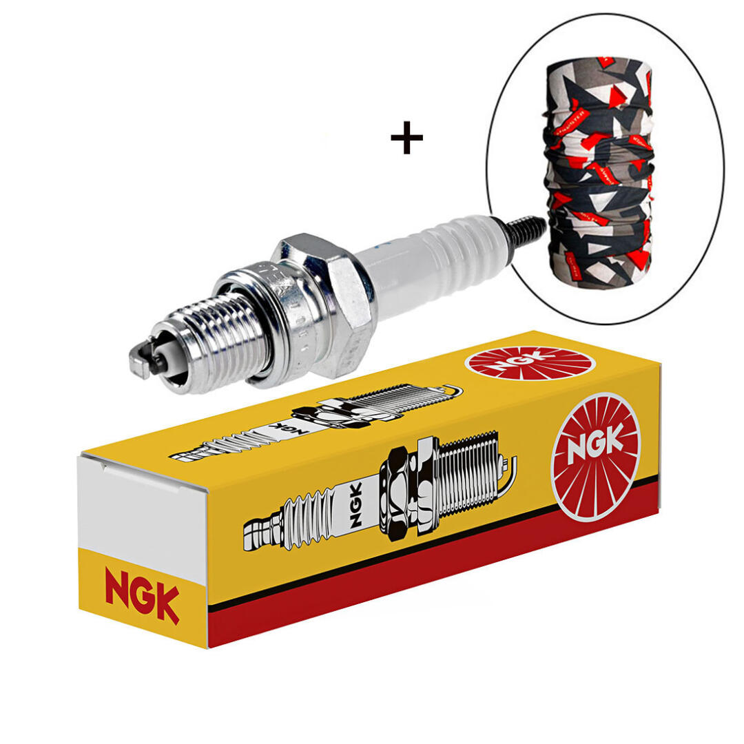 NGK NGK CR6HSA Buji + Knmaster Bandana Hediyeli (STOK SORARAK ALINIZ)