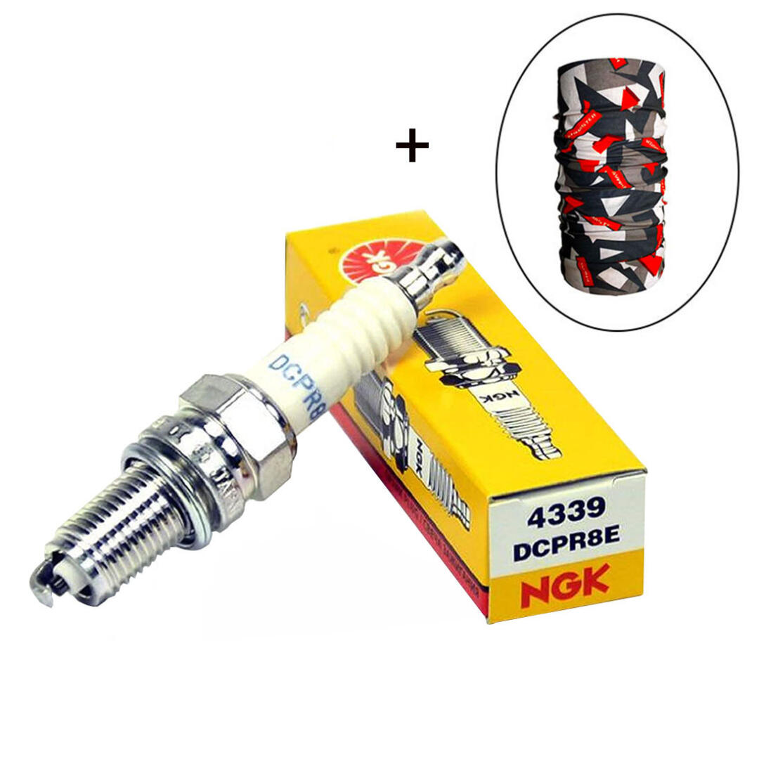 NGK NGK DCPR8E Buji + Knmaster Bandana Hediyeli (STOK SORARAK ALINIZ)
