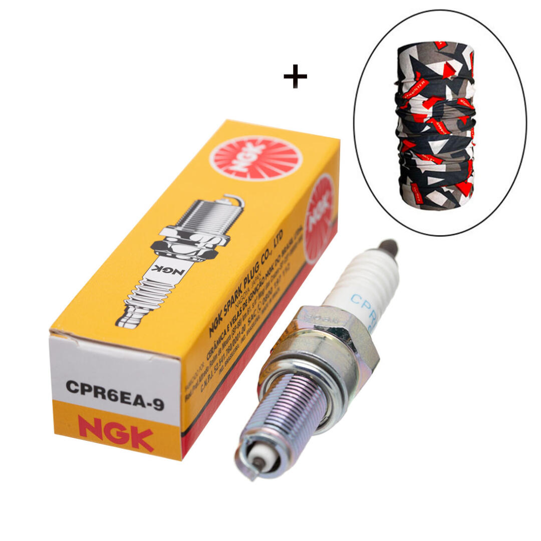 NGK NGK CPR6EA-9 Buji + Knmaster Bandana Hediyeli (STOK SORARAK ALINIZ)