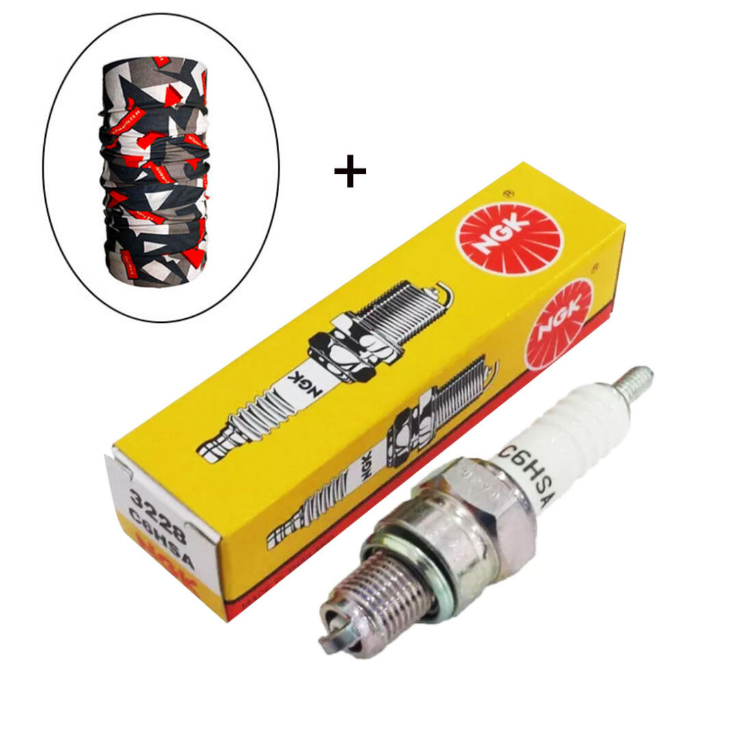 NGK NGK C6HSA Buji + Knmaster Bandana Hediyeli (STOK SORARAK ALINIZ)