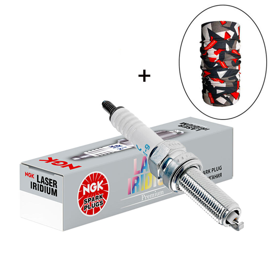 NGK NGK CR8EIA-9 Buji + Knmaster Bandana Hediyeli (STOK SORARAK ALINIZ)