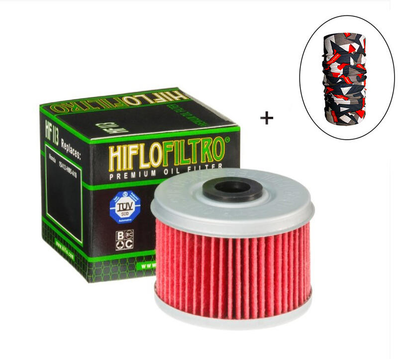 Hiflo Filtro HİFLO HF 112 YAĞ FİLTRESİ + Knmaster Bandana Hediyeli (STOK SORARAK ALINIZ)