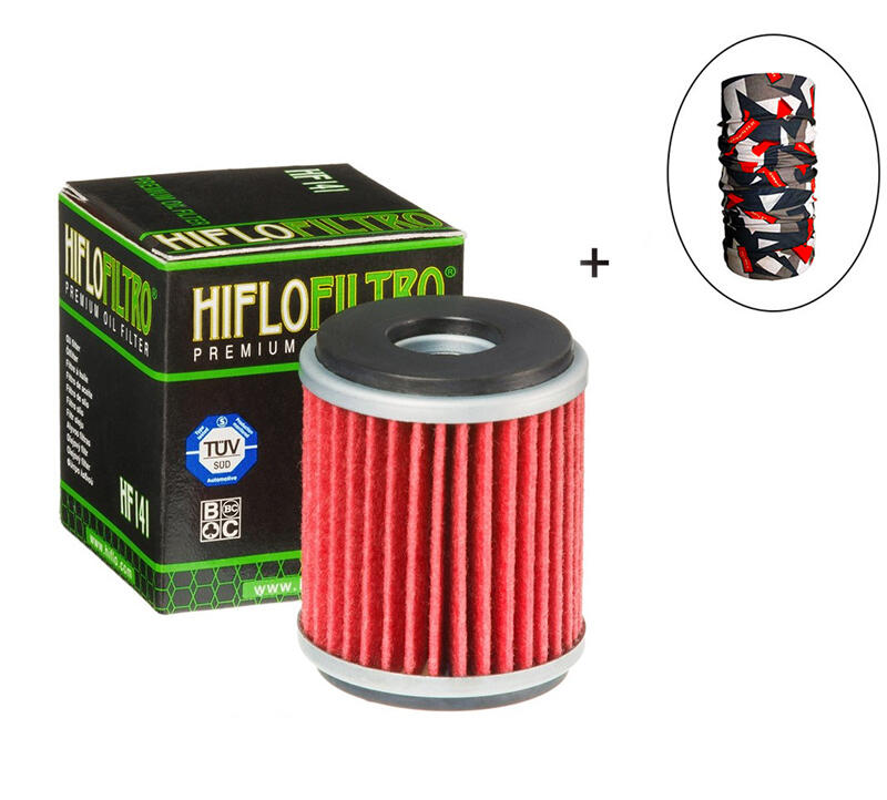 Hiflo Filtro HİFLO HF 141 YAĞ FİLTRESİ + Knmaster Bandana Hediyeli (STOK SORARAK ALINIZ)