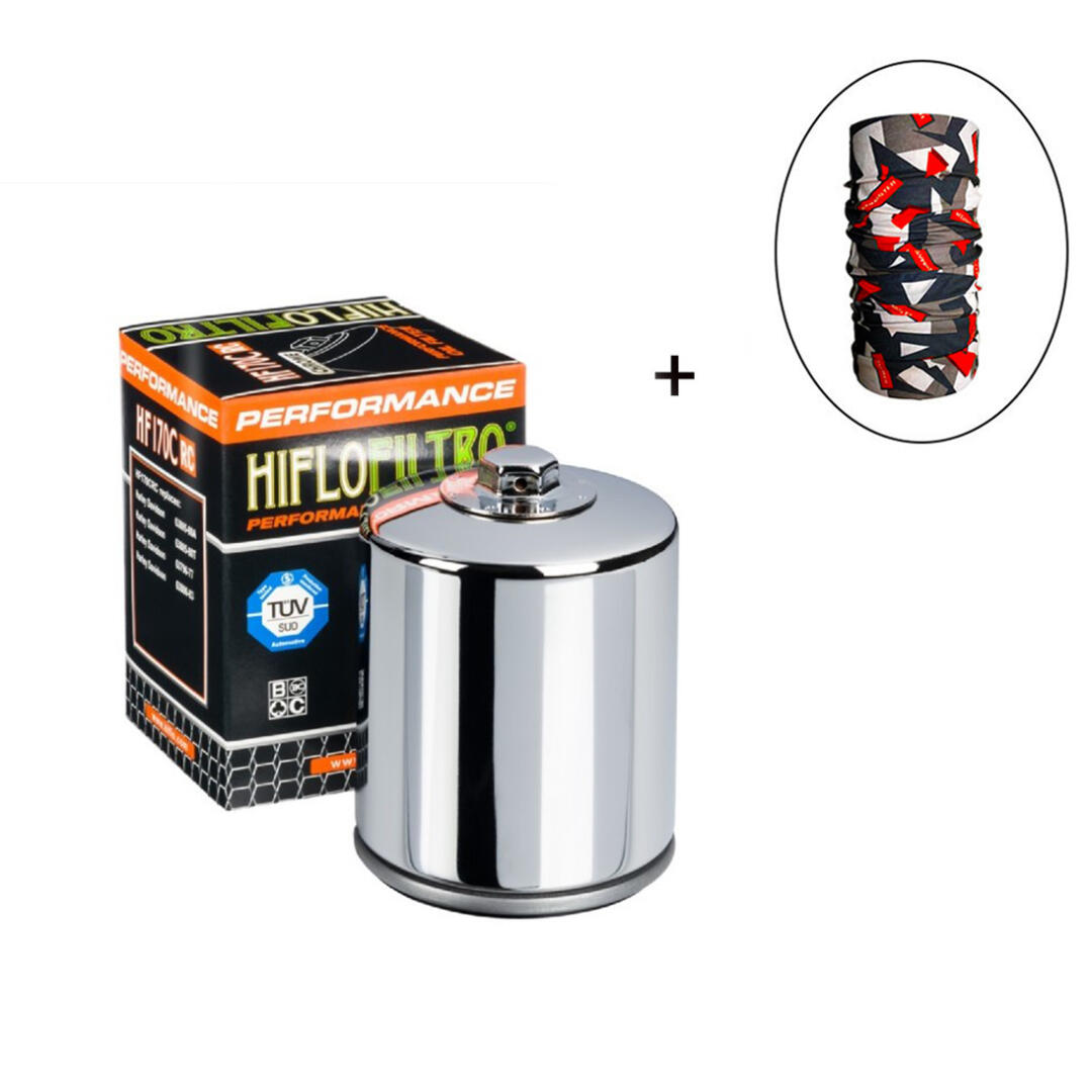 Hiflo Filtro HİFLO HF 170CRC YAĞ FİLTRESİ + Knmaster Bandana Hediyeli (STOK SORARAK ALINIZ)