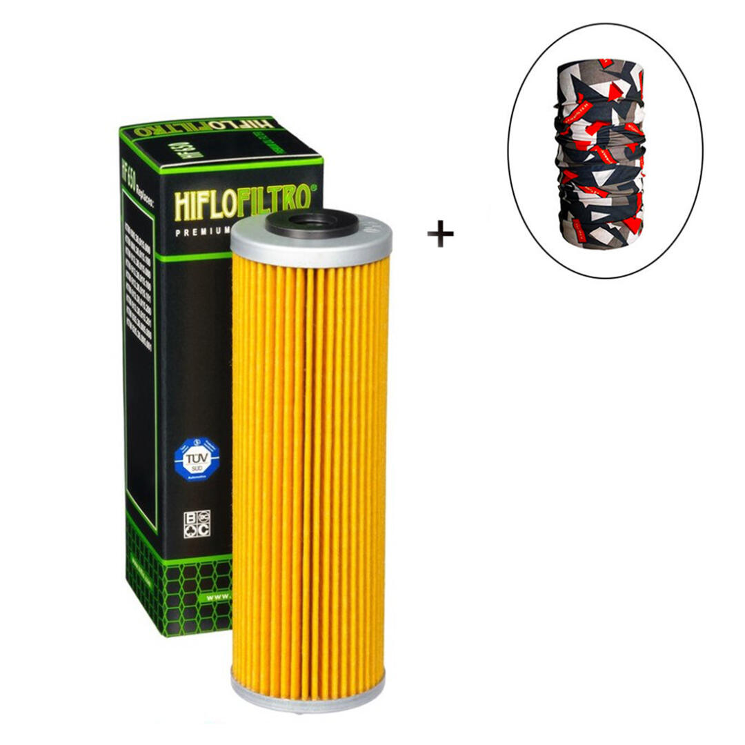 Hiflo Filtro HİFLO HF 650 YAĞ FİLTRESİ + Knmaster Bandana Hediyeli (STOK SORARAK ALINIZ)