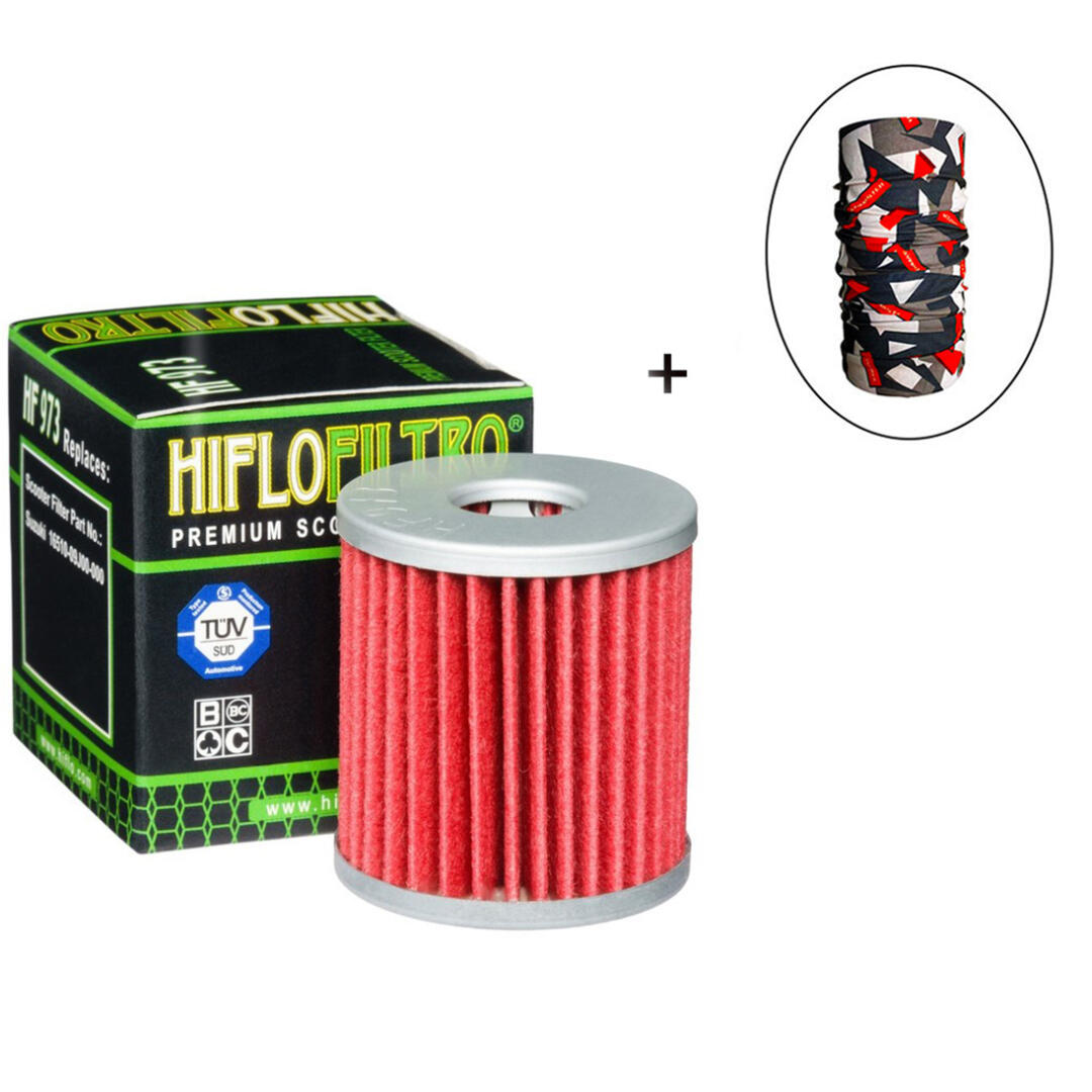 Hiflo Filtro HİFLO HF 973 YAĞ FİLTRESİ + Knmaster Bandana Hediyeli (STOK SORARAK ALINIZ)