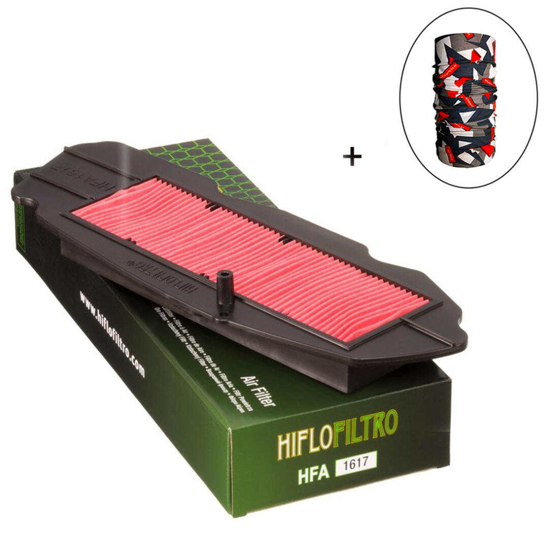 Hiflo Filtro HİFLO HFA 1617 HAVA FİLTRESİ + Knmaster Bandana Hediyeli (STOK SORARAK ALINIZ)