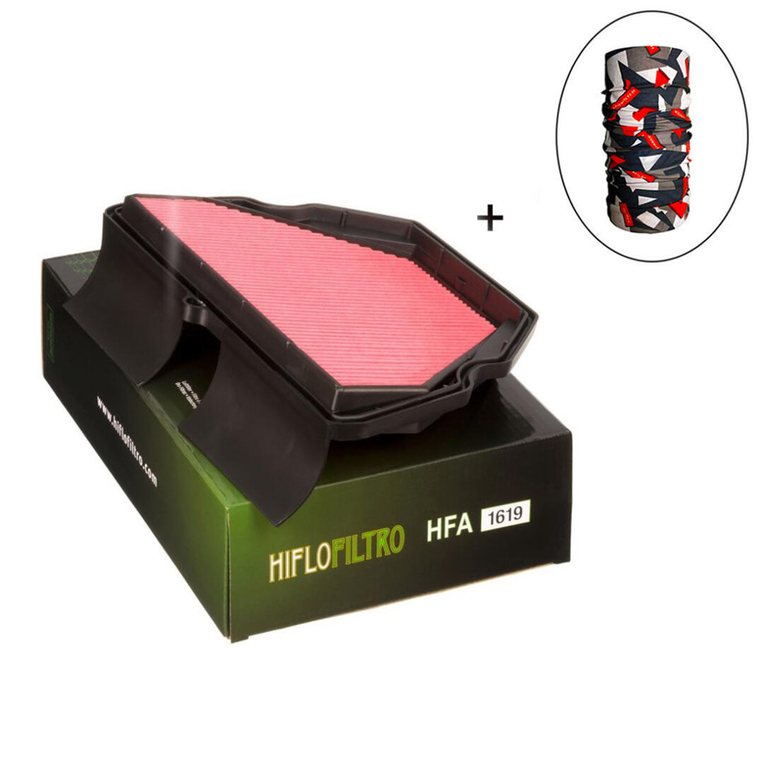 Hiflo Filtro HİFLO HFA 1619 HAVA FİLTRESİ + Knmaster Bandana Hediyeli (STOK SORARAK ALINIZ)