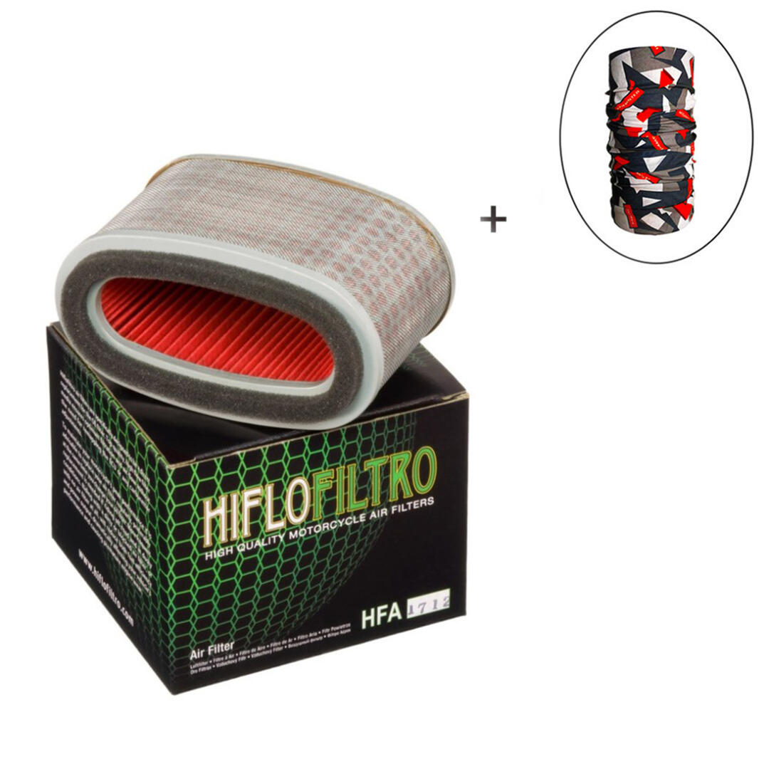 Hiflo Filtro HİFLO HFA 1712 HAVA FİLTRESİ + Knmaster Bandana Hediyeli (STOK SORARAK ALINIZ)