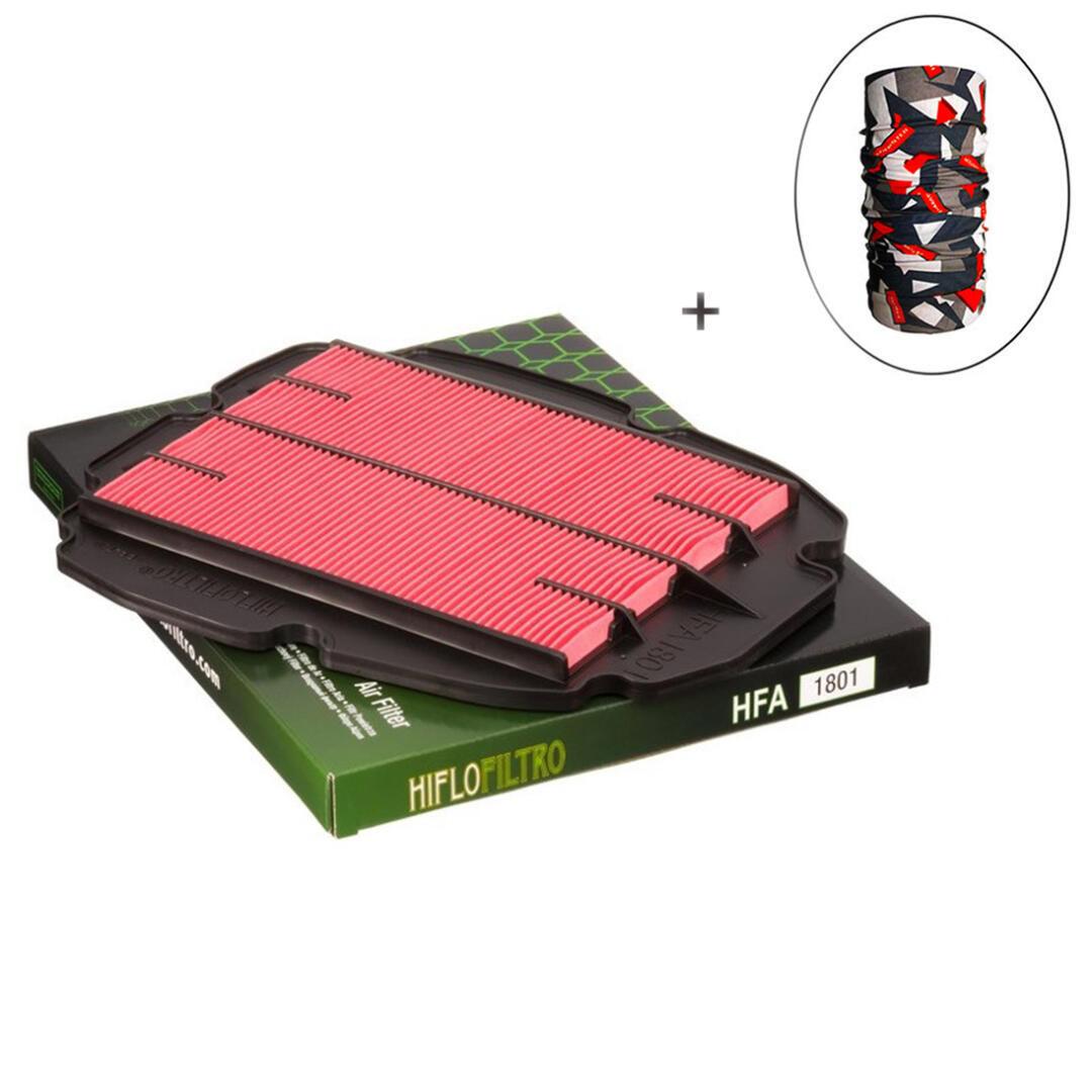 Hiflo Filtro HİFLO HFA 1801 HAVA FİLTRESİ + Knmaster Bandana Hediyeli (STOK SORARAK ALINIZ)