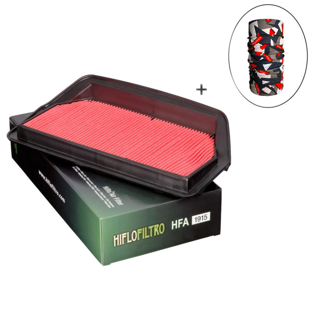 Hiflo Filtro HİFLO HFA 1915 HAVA FİLTRESİ + Knmaster Bandana Hediyeli (STOK SORARAK ALINIZ)