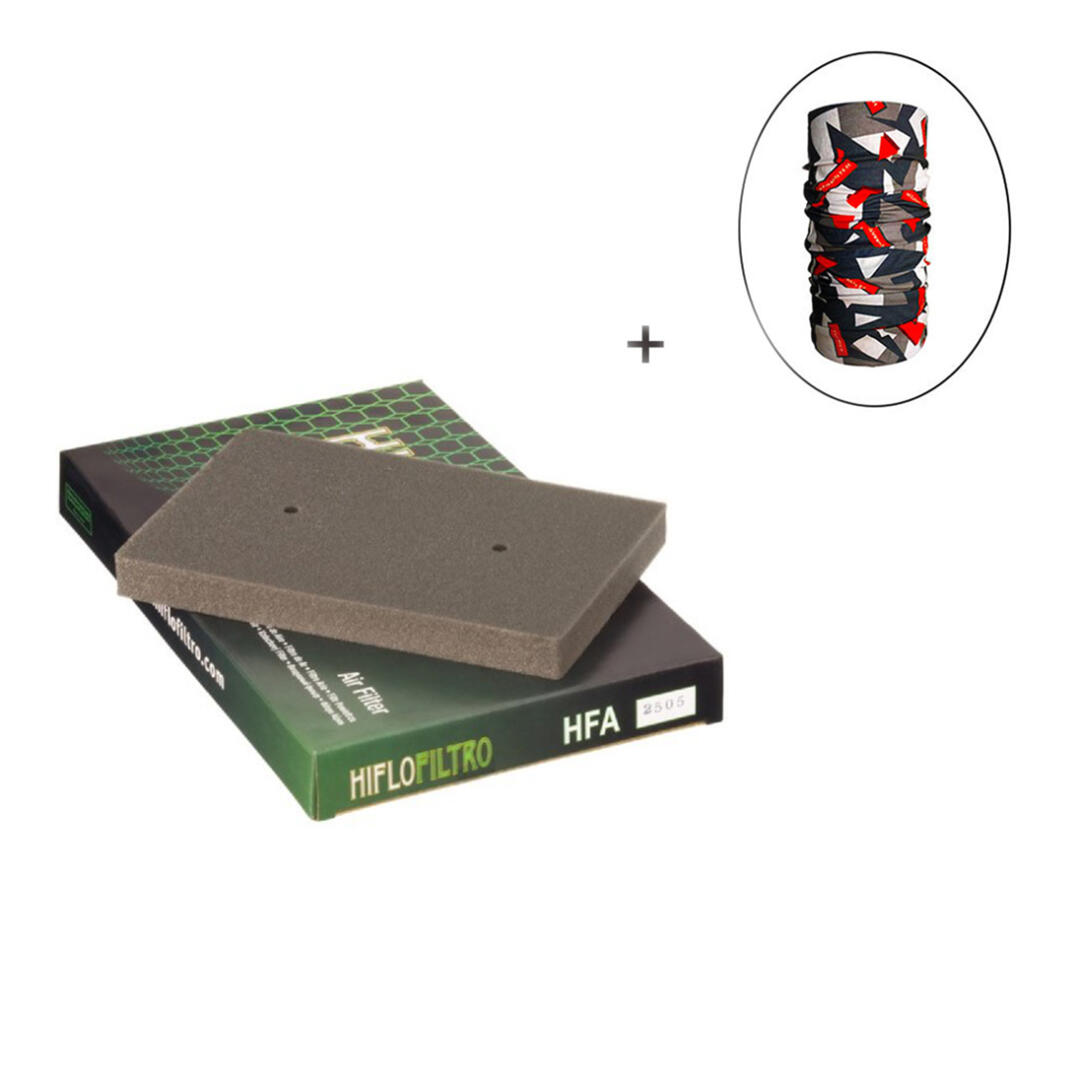 Hiflo Filtro HİFLO HFA 2505 HAVA FİLTRESİ + Knmaster Bandana Hediyeli (STOK SORARAK ALINIZ)