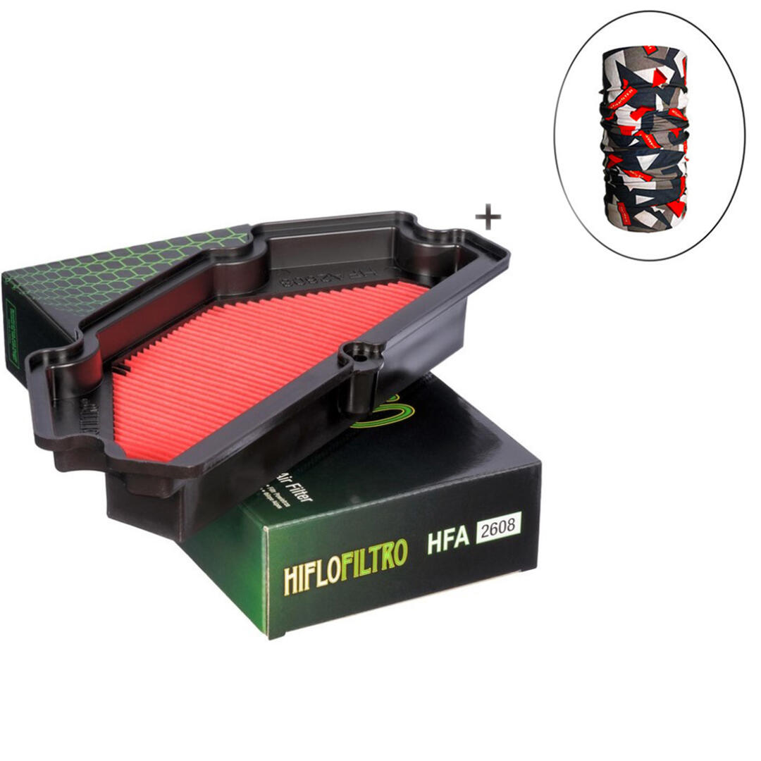 Hiflo Filtro HİFLO HFA 2608 HAVA FİLTRESİ + Knmaster Bandana Hediyeli (STOK SORARAK ALINIZ)