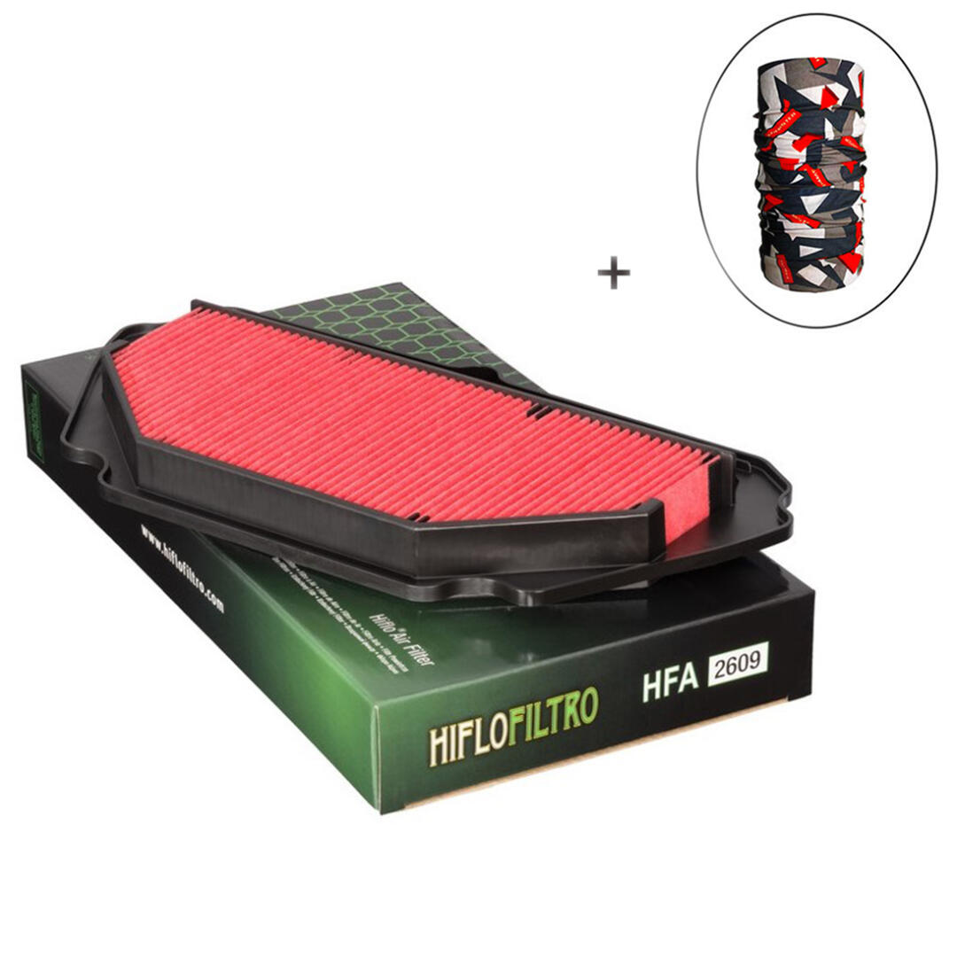 Hiflo Filtro HİFLO HFA 2609 HAVA FİLTRESİ + Knmaster Bandana Hediyeli (STOK SORARAK ALINIZ)