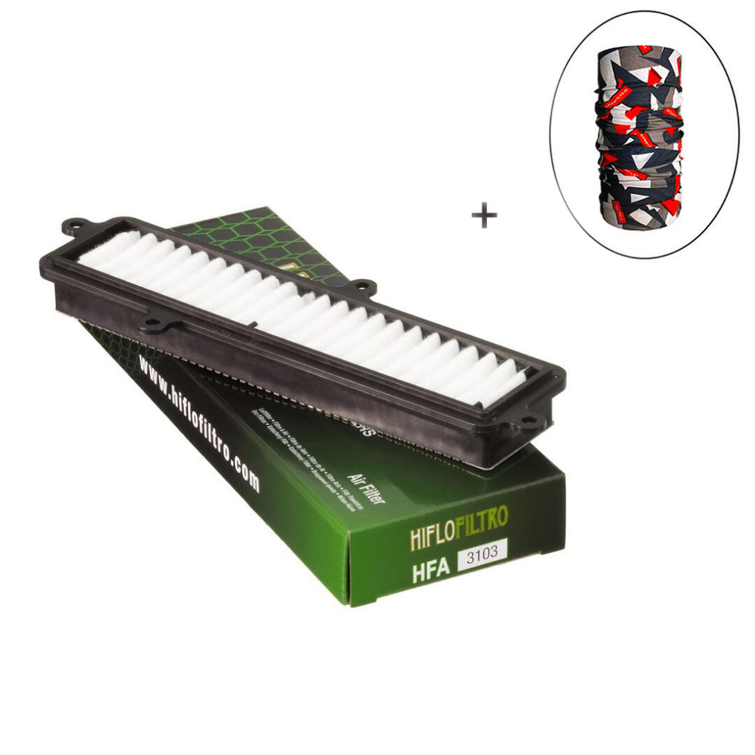 Hiflo Filtro HİFLO HFA 3103 HAVA FİLTRESİ + Knmaster Bandana Hediyeli (STOK SORARAK ALINIZ)