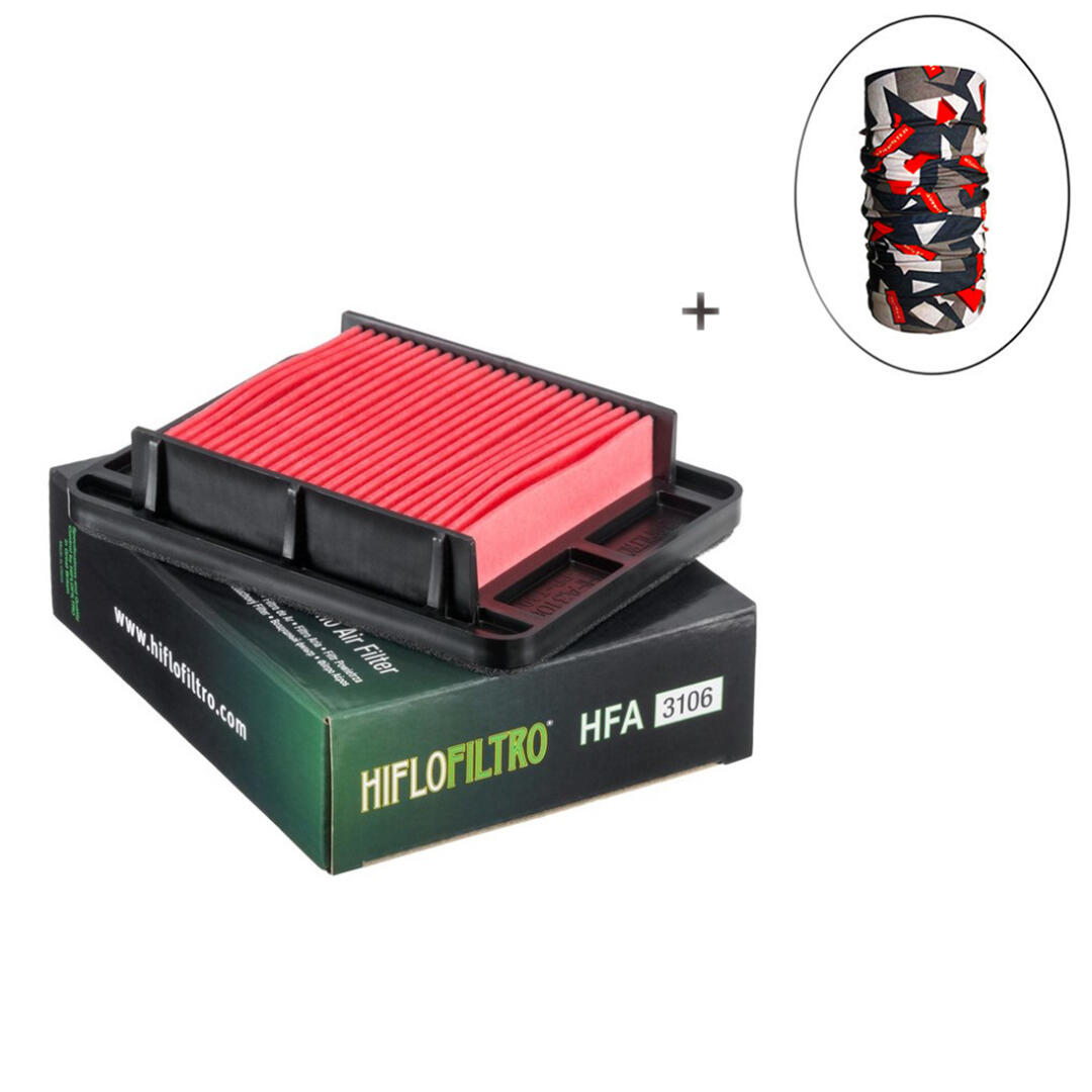 Hiflo Filtro HİFLO HFA 3106 HAVA FİLTRESİ + Knmaster Bandana Hediyeli (STOK SORARAK ALINIZ)