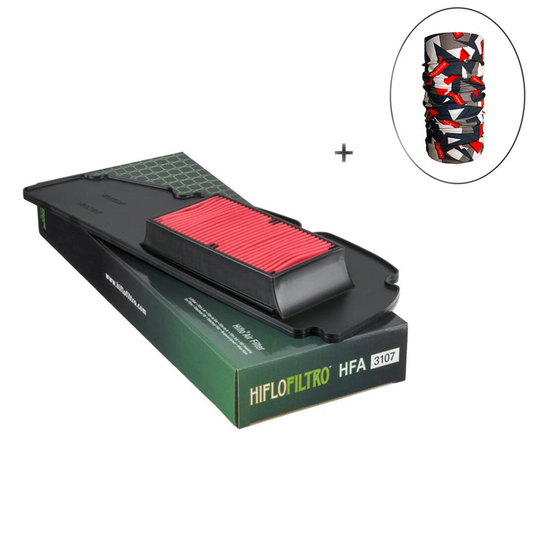 Hiflo Filtro HİFLO HFA 3107 HAVA FİLTRESİ + Knmaster Bandana Hediyeli (STOK SORARAK ALINIZ)