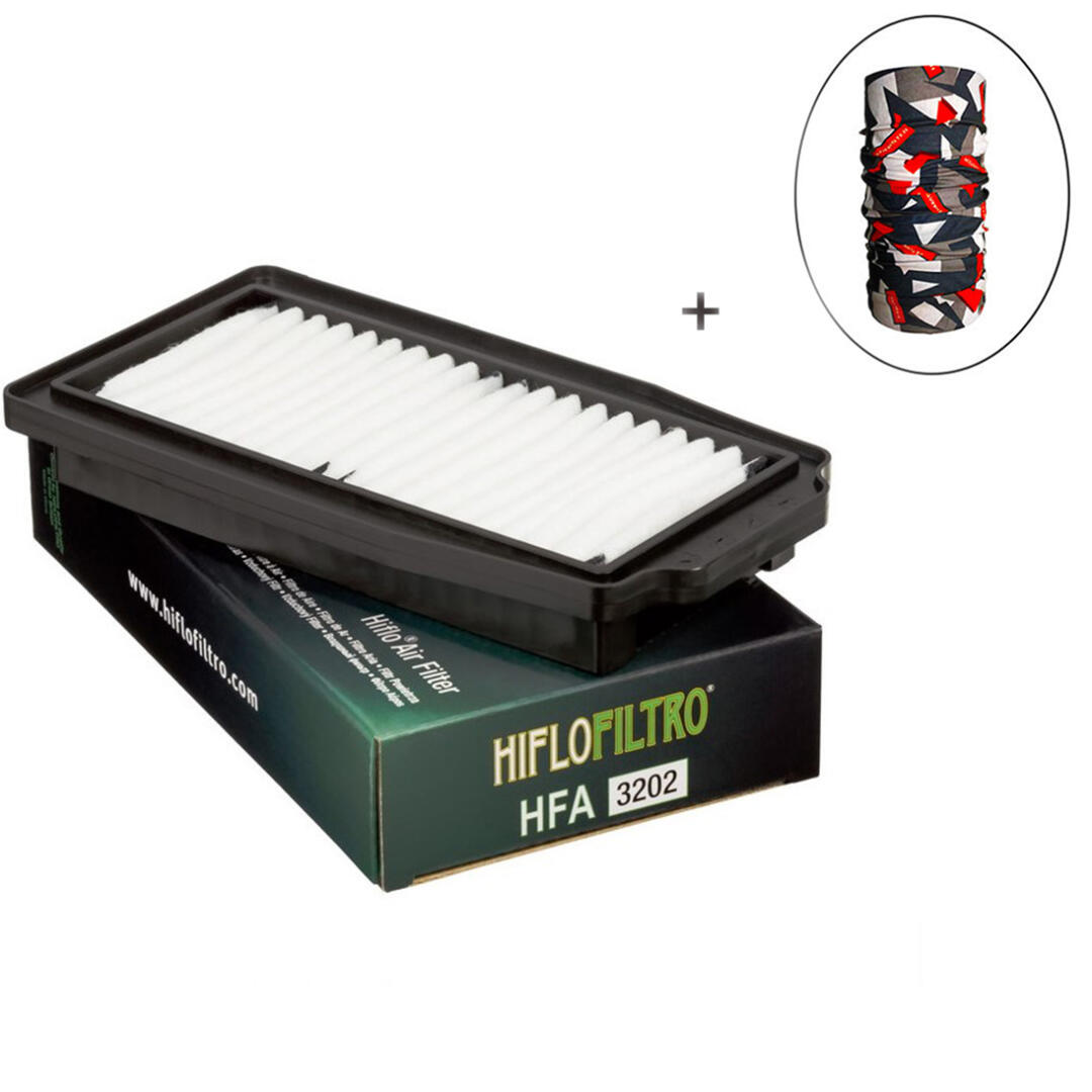 Hiflo Filtro HİFLO HFA 3202 HAVA FİLTRESİ + Knmaster Bandana Hediyeli (STOK SORARAK ALINIZ)