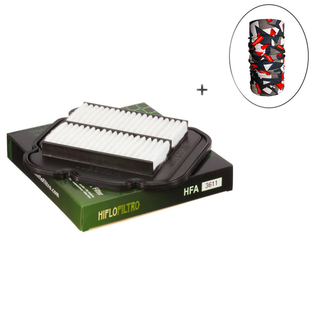 Hiflo Filtro HİFLO HFA 3611 HAVA FİLTRESİ + Knmaster Bandana Hediyeli (STOK SORARAK ALINIZ)
