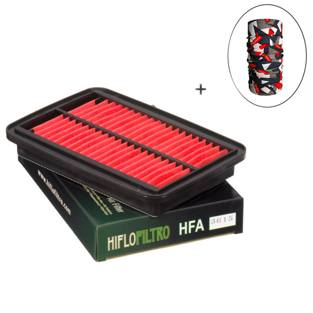 Hiflo Filtro HİFLO HFA 3615 HAVA FİLTRESİ + Knmaster Bandana Hediyeli (STOK SORARAK ALINIZ)