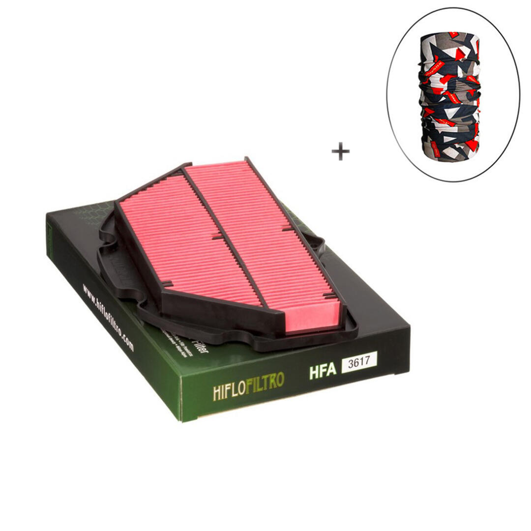 Hiflo Filtro HİFLO HFA 3617 HAVA FİLTRESİ + Knmaster Bandana Hediyeli (STOK SORARAK ALINIZ)