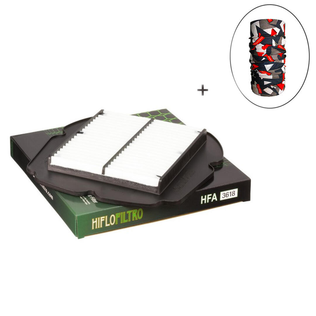Hiflo Filtro HİFLO HFA 3618 HAVA FİLTRESİ + Knmaster Bandana Hediyeli (STOK SORARAK ALINIZ)