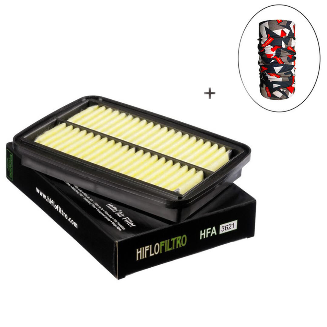 Hiflo Filtro HİFLO HFA 3621 HAVA FİLTRESİ + Knmaster Bandana Hediyeli (STOK SORARAK ALINIZ)