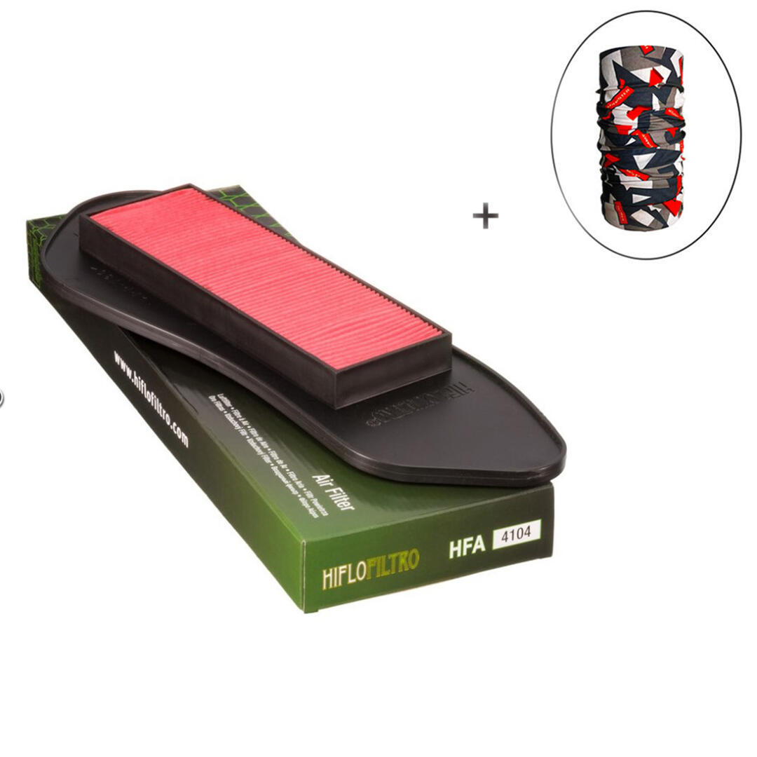 Hiflo Filtro HİFLO HFA 4104 HAVA FİLTRESİ + Knmaster Bandana Hediyeli (STOK SORARAK ALINIZ)