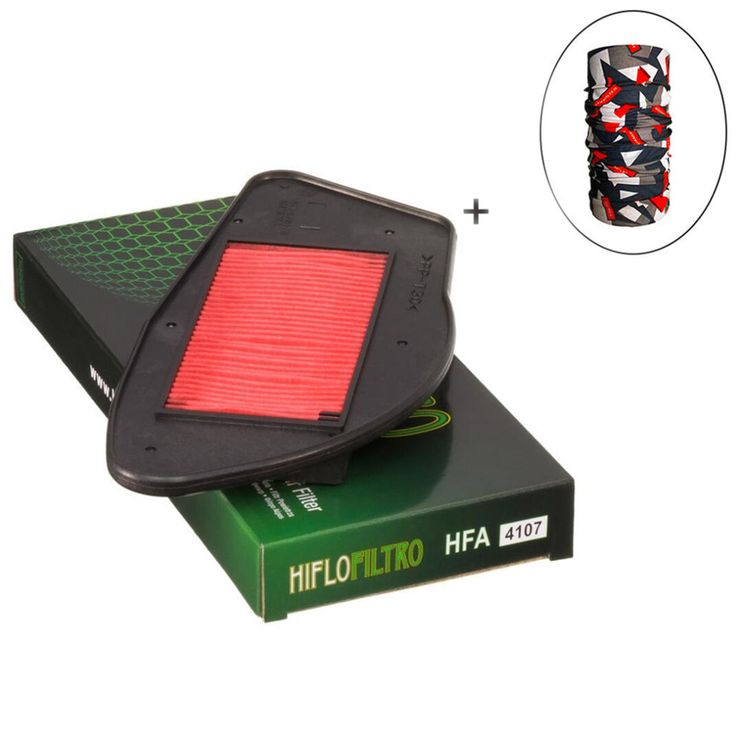 Hiflo Filtro HİFLO HFA 4107 HAVA FİLTRESİ + Knmaster Bandana Hediyeli (STOK SORARAK ALINIZ)