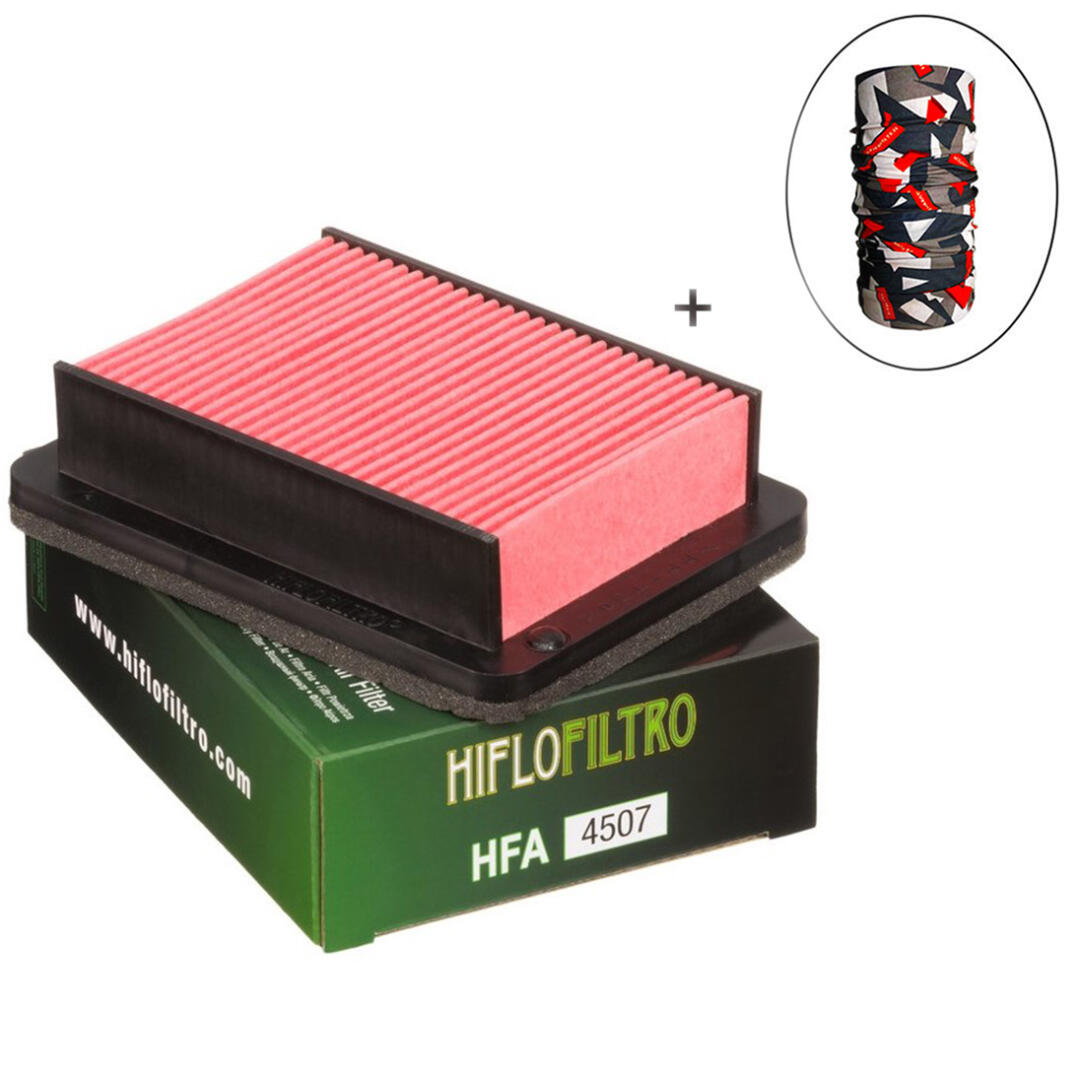 Hiflo Filtro HİFLO HFA 4507 HAVA FİLTRESİ + Knmaster Bandana Hediyeli (STOK SORARAK ALINIZ)