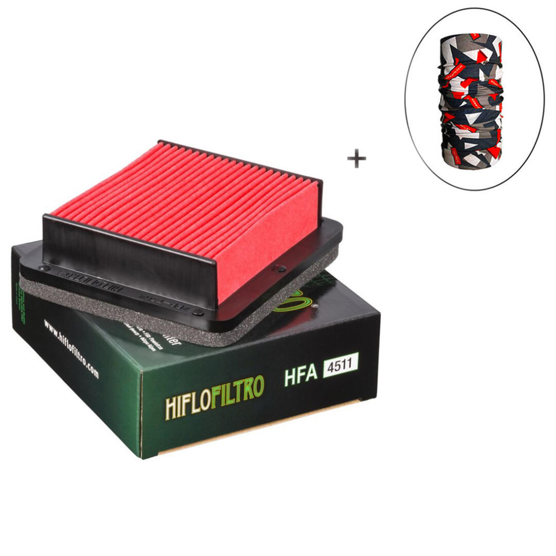 Hiflo Filtro HİFLO HFA 4511 HAVA FİLTRESİ + Knmaster Bandana Hediyeli (STOK SORARAK ALINIZ)