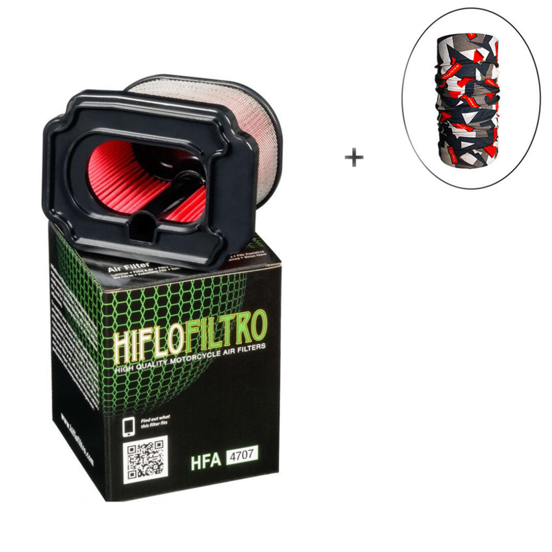 Hiflo Filtro HİFLO HFA 4707 HAVA FİLTRESİ + Knmaster Bandana Hediyeli (STOK SORARAK ALINIZ)