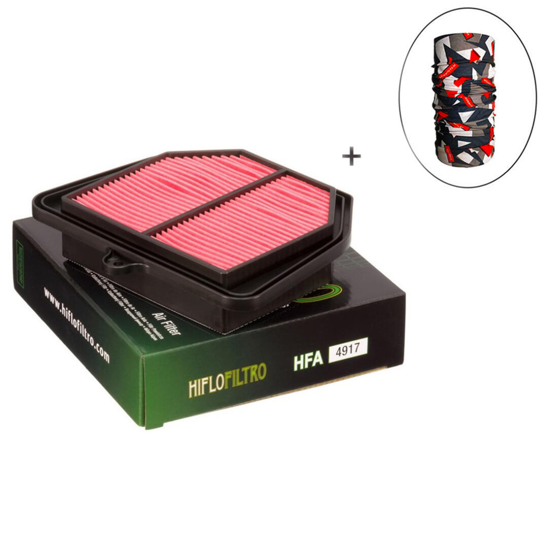 Hiflo Filtro HİFLO HFA 4917 HAVA FİLTRESİ + Knmaster Bandana Hediyeli (STOK SORARAK ALINIZ)