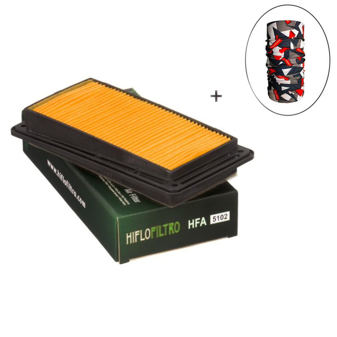 HİFLO HFA 5102 HAVA FİLTRESİ + Knmaster Bandana Hediyeli (STOK SORARAK ALINIZ)