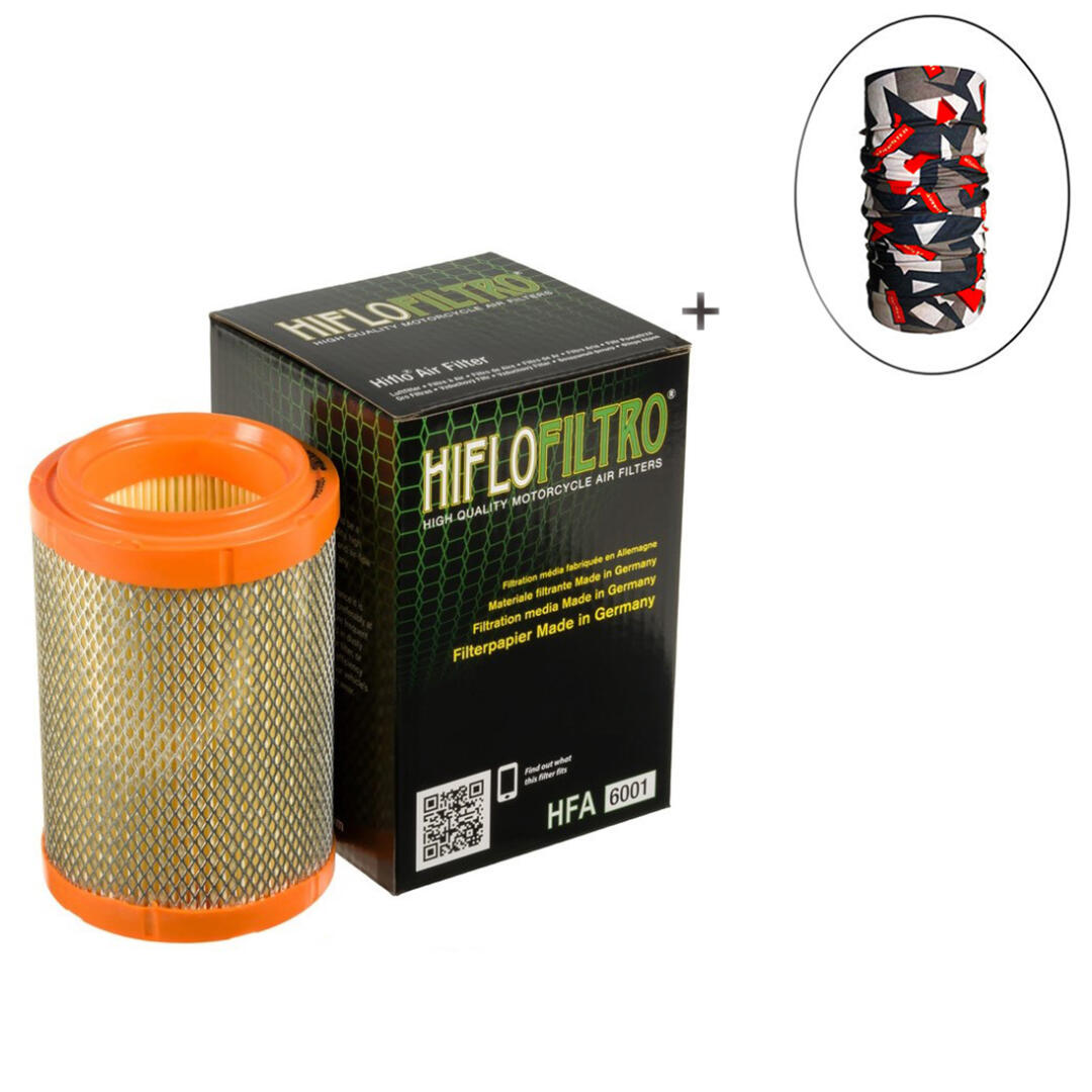 Hiflo Filtro HİFLO HFA 6001 HAVA FİLTRESİ + Knmaster Bandana Hediyeli (STOK SORARAK ALINIZ)