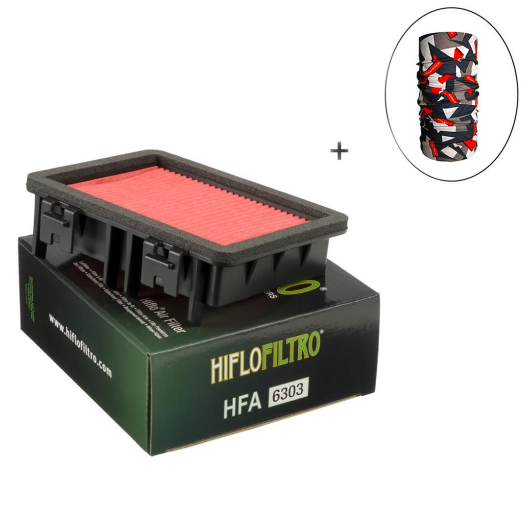Hiflo Filtro HİFLO HFA 6303 HAVA FİLTRESİ + Knmaster Bandana Hediyeli (STOK SORARAK ALINIZ)