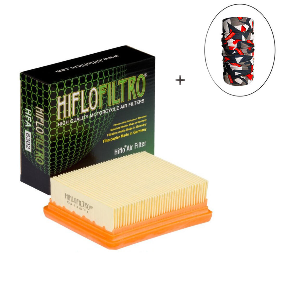 Hiflo Filtro HİFLO HFA 6302 HAVA FİLTRESİ + Knmaster Bandana Hediyeli (STOK SORARAK ALINIZ)