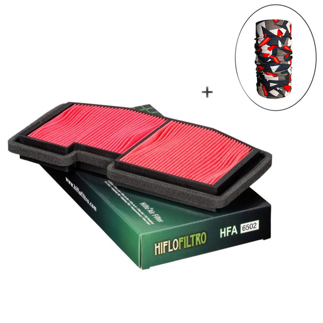 Hiflo Filtro HİFLO HFA 6502 HAVA FİLTRESİ + Knmaster Bandana Hediyeli (STOK SORARAK ALINIZ)