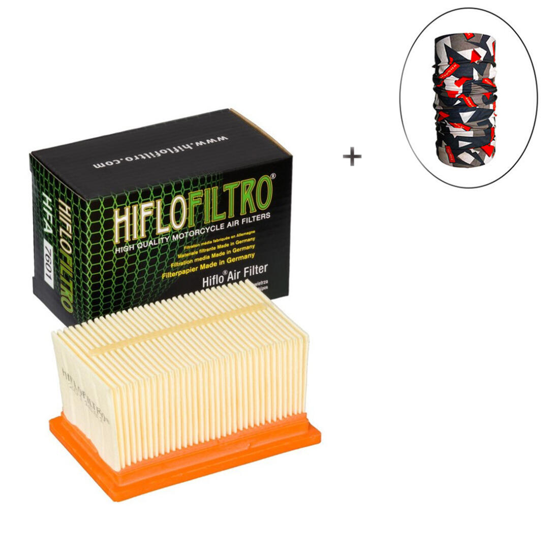 Hiflo Filtro HİFLO HFA 7601 HAVA FİLTRESİ + Knmaster Bandana Hediyeli (STOK SORARAK ALINIZ)